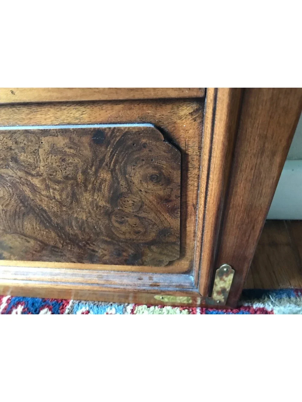 Vintage 1972 Thomasville Stroupe Mirror solid Wood Boho 49
